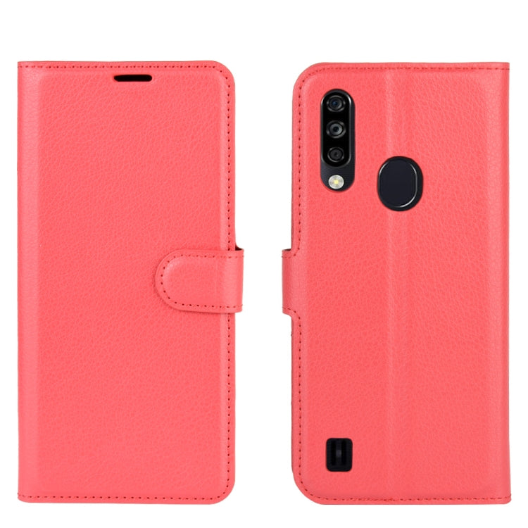 For ZTE Blade A7 2020 Fingerprint Version Litchi Texture Horizontal Flip Protective Case with Holder & Card Slots & Wallet