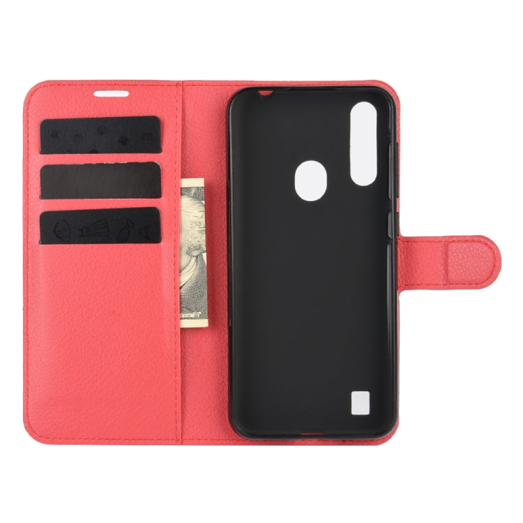 For ZTE Blade A7 2020 Fingerprint Version Litchi Texture Horizontal Flip Protective Case with Holder & Card Slots & Wallet