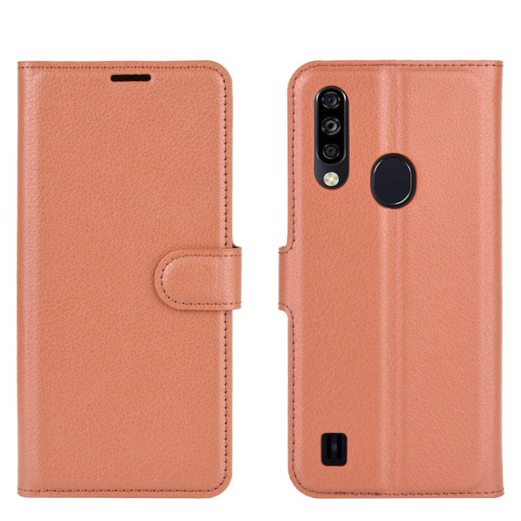 For ZTE Blade A7 2020 Fingerprint Version Litchi Texture Horizontal Flip Protective Case with Holder & Card Slots & Wallet