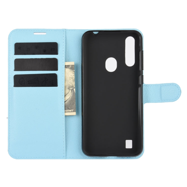 For ZTE Blade A7 2020 Fingerprint Version Litchi Texture Horizontal Flip Protective Case with Holder & Card Slots & Wallet