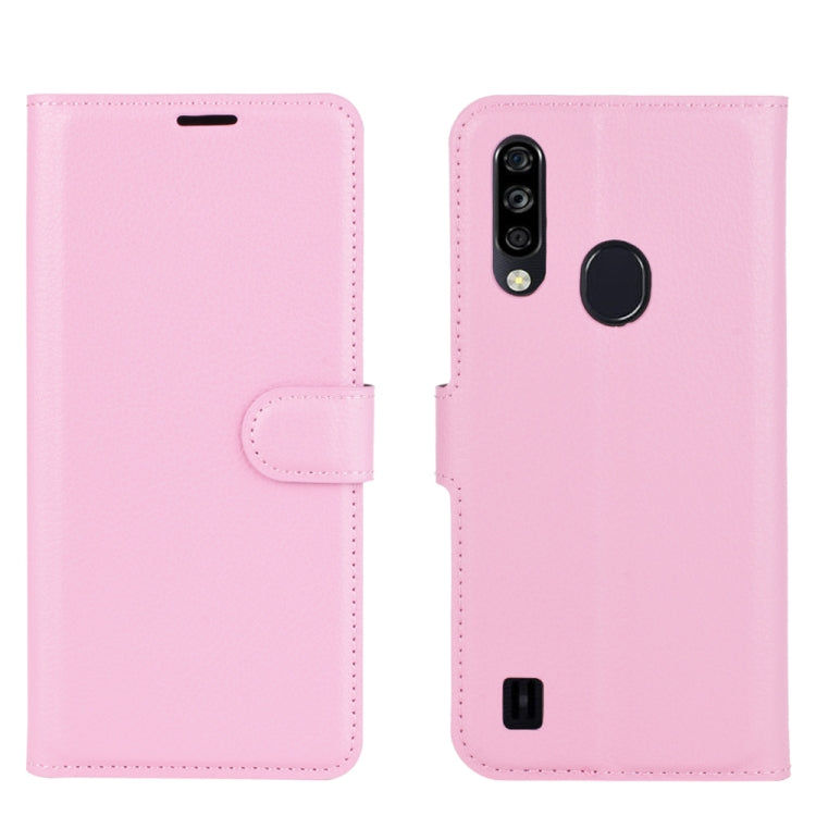 For ZTE Blade A7 2020 Fingerprint Version Litchi Texture Horizontal Flip Protective Case with Holder & Card Slots & Wallet