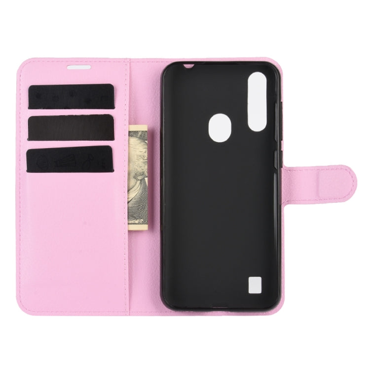 For ZTE Blade A7 2020 Fingerprint Version Litchi Texture Horizontal Flip Protective Case with Holder & Card Slots & Wallet