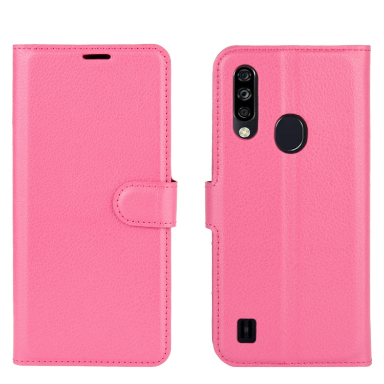 For ZTE Blade A7 2020 Fingerprint Version Litchi Texture Horizontal Flip Protective Case with Holder & Card Slots & Wallet