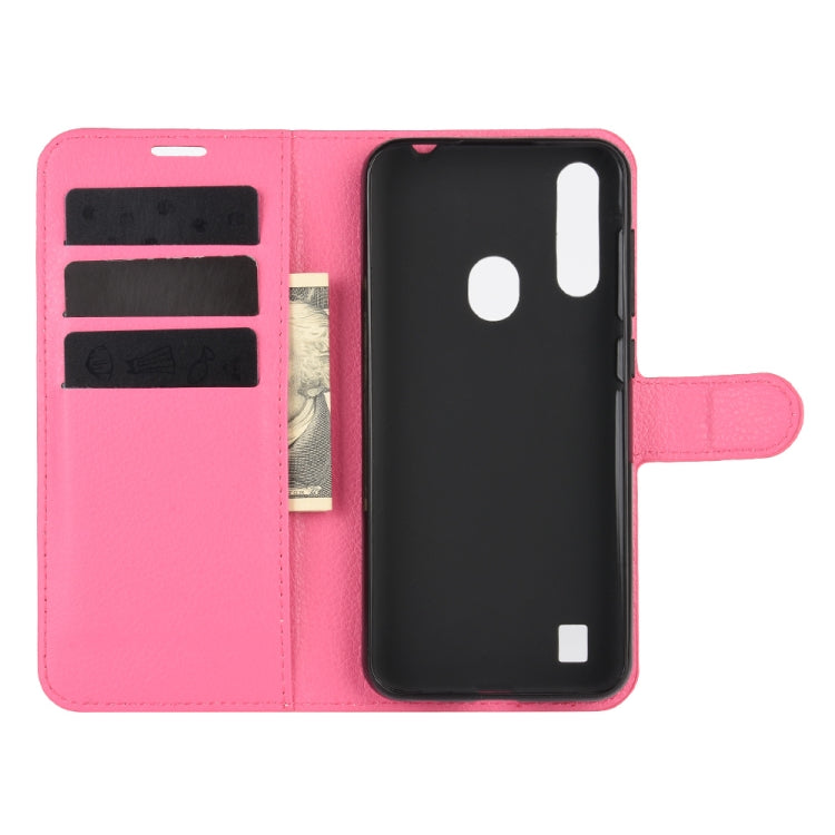 For ZTE Blade A7 2020 Fingerprint Version Litchi Texture Horizontal Flip Protective Case with Holder & Card Slots & Wallet