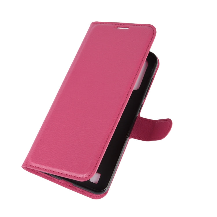 For ZTE Blade A7 2020 Fingerprint Version Litchi Texture Horizontal Flip Protective Case with Holder & Card Slots & Wallet