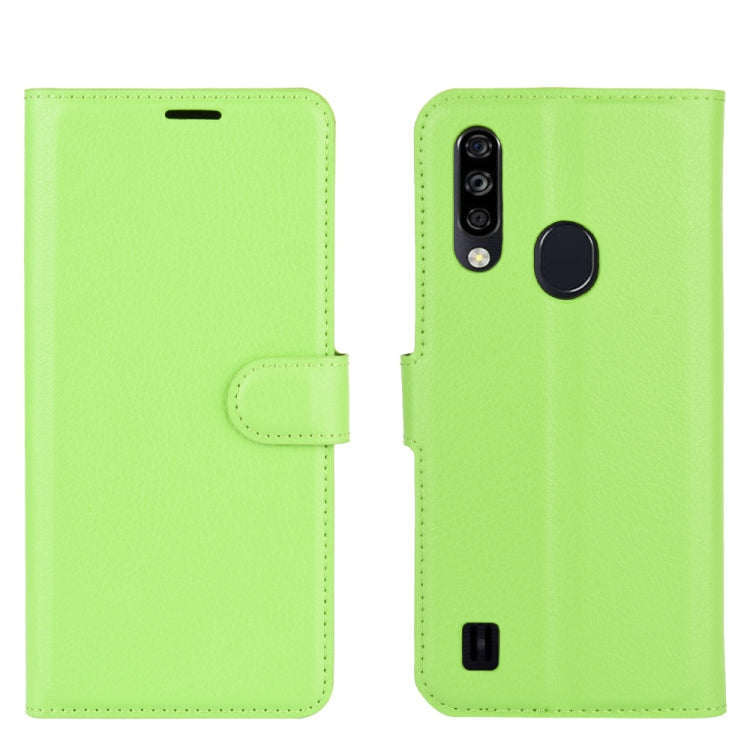 For ZTE Blade A7 2020 Fingerprint Version Litchi Texture Horizontal Flip Protective Case with Holder & Card Slots & Wallet
