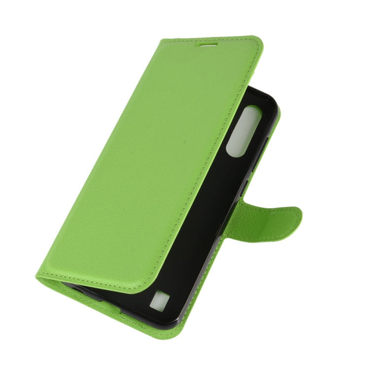 For ZTE Blade A7 2020 Fingerprint Version Litchi Texture Horizontal Flip Protective Case with Holder & Card Slots & Wallet