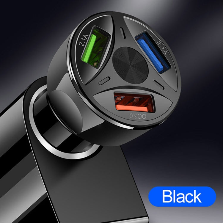 YSY-395KC QC3.0 3 USB 35W High Power Vehicle Charger / Mobile Phone Tablet Universal Vehicle Charger