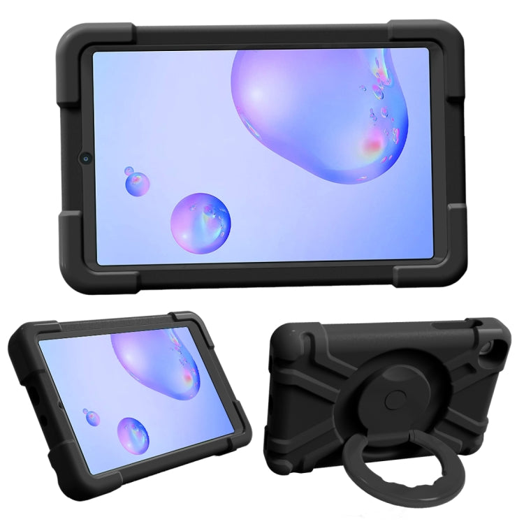 For Galaxy Tab A 8.4 (2020) T307 PC + Silicone Shockproof Combination Case with 360 Degree Rotating Holder & Handle