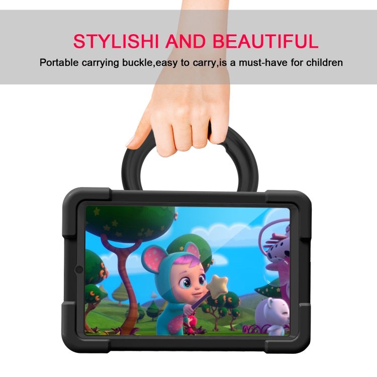 For Galaxy Tab A 8.4 (2020) T307 PC + Silicone Shockproof Combination Case with 360 Degree Rotating Holder & Handle
