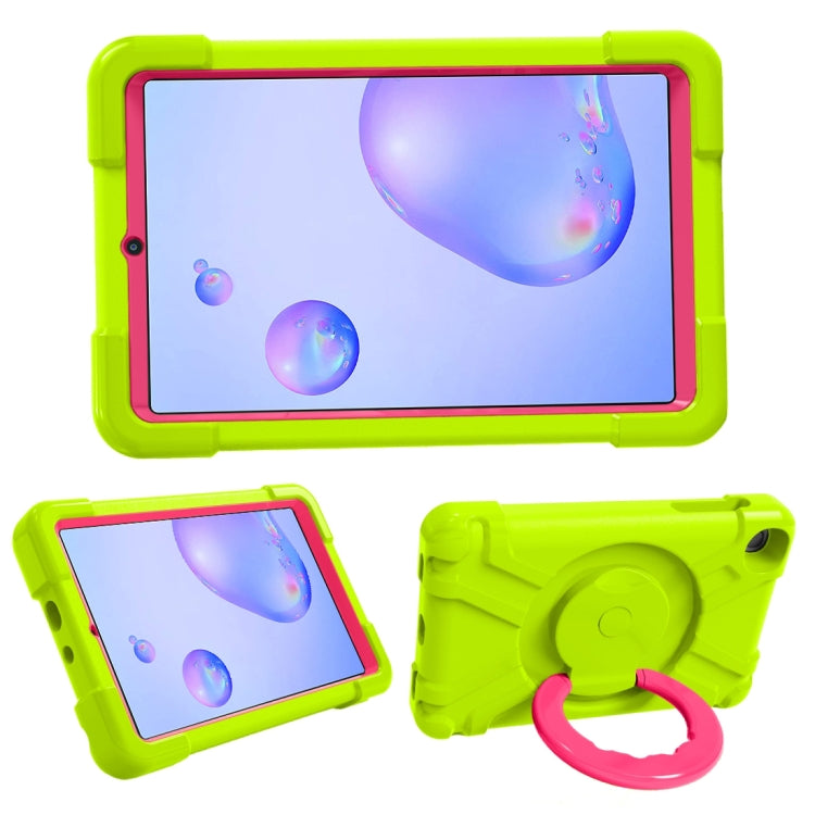 For Galaxy Tab A 8.4 (2020) T307 PC + Silicone Shockproof Combination Case with 360 Degree Rotating Holder & Handle