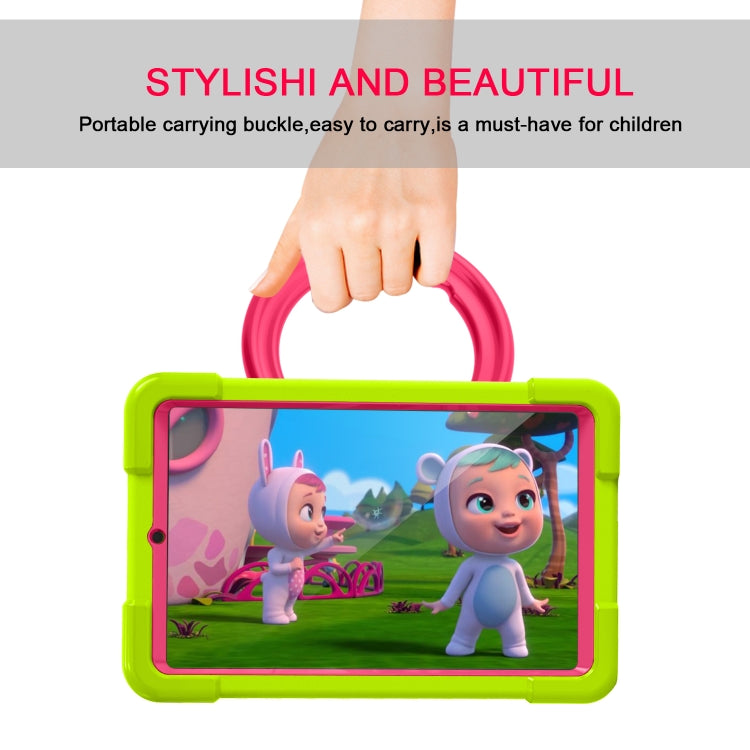 For Galaxy Tab A 8.4 (2020) T307 PC + Silicone Shockproof Combination Case with 360 Degree Rotating Holder & Handle