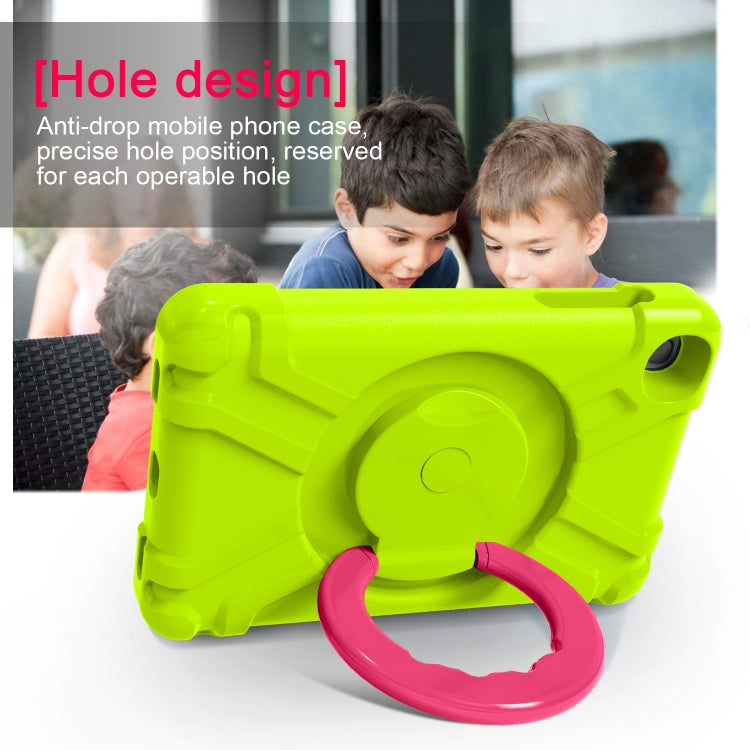 For Galaxy Tab A 8.4 (2020) T307 PC + Silicone Shockproof Combination Case with 360 Degree Rotating Holder & Handle