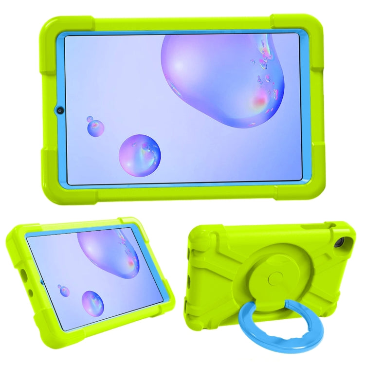For Galaxy Tab A 8.4 (2020) T307 PC + Silicone Shockproof Combination Case with 360 Degree Rotating Holder & Handle
