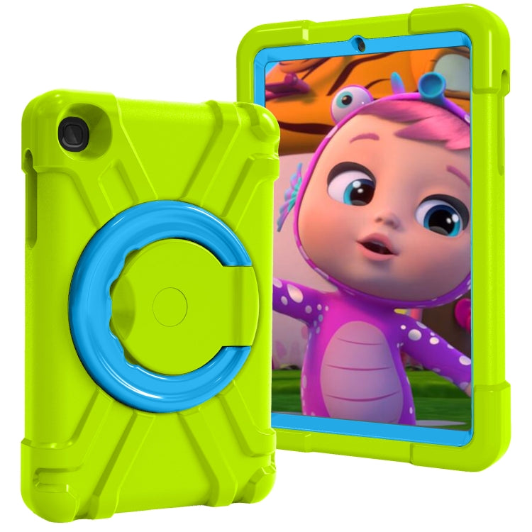 For Galaxy Tab A 8.4 (2020) T307 PC + Silicone Shockproof Combination Case with 360 Degree Rotating Holder & Handle