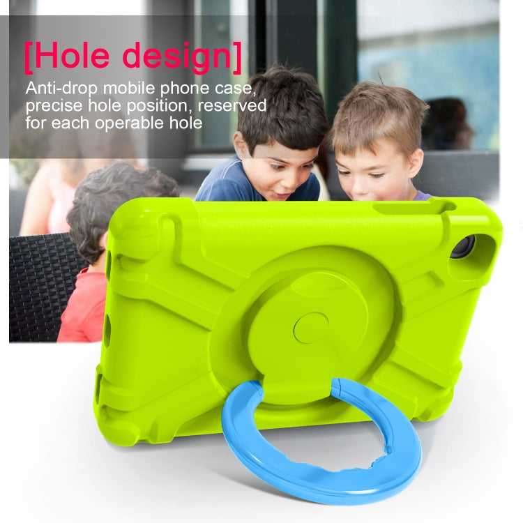 For Galaxy Tab A 8.4 (2020) T307 PC + Silicone Shockproof Combination Case with 360 Degree Rotating Holder & Handle