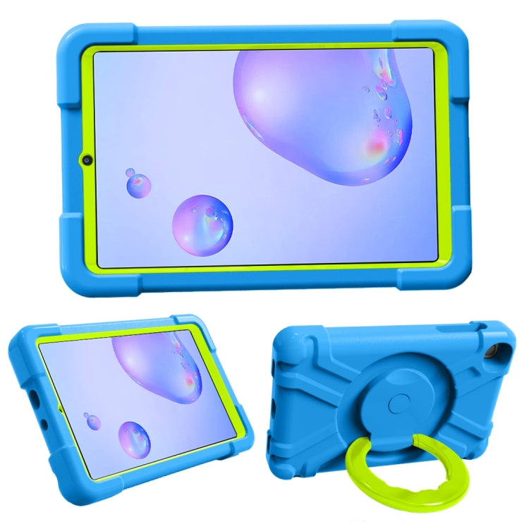For Galaxy Tab A 8.4 (2020) T307 PC + Silicone Shockproof Combination Case with 360 Degree Rotating Holder & Handle