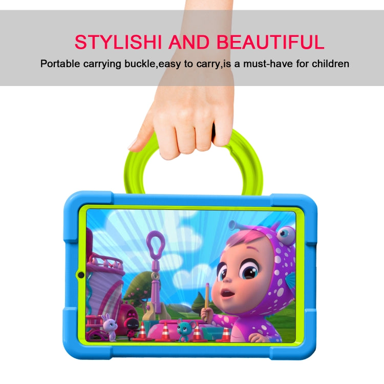 For Galaxy Tab A 8.4 (2020) T307 PC + Silicone Shockproof Combination Case with 360 Degree Rotating Holder & Handle