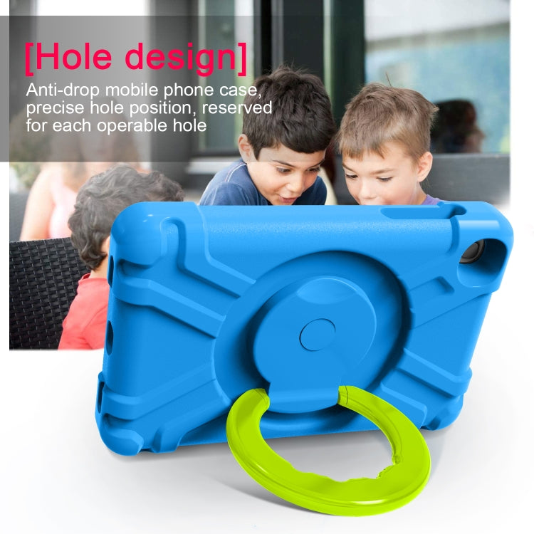 For Galaxy Tab A 8.4 (2020) T307 PC + Silicone Shockproof Combination Case with 360 Degree Rotating Holder & Handle