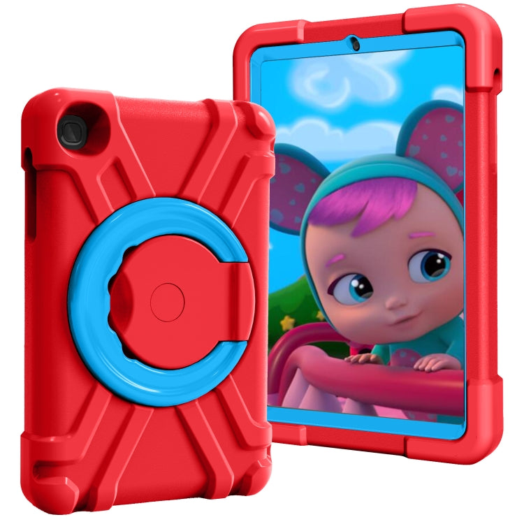 For Galaxy Tab A 8.4 (2020) T307 PC + Silicone Shockproof Combination Case with 360 Degree Rotating Holder & Handle