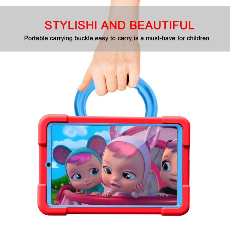 For Galaxy Tab A 8.4 (2020) T307 PC + Silicone Shockproof Combination Case with 360 Degree Rotating Holder & Handle