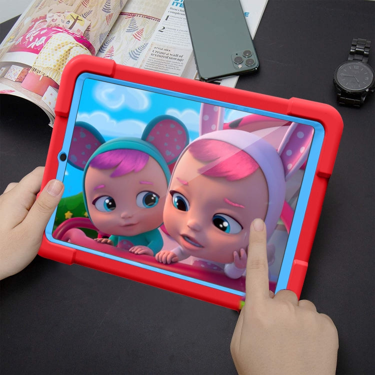 For Galaxy Tab A 8.4 (2020) T307 PC + Silicone Shockproof Combination Case with 360 Degree Rotating Holder & Handle