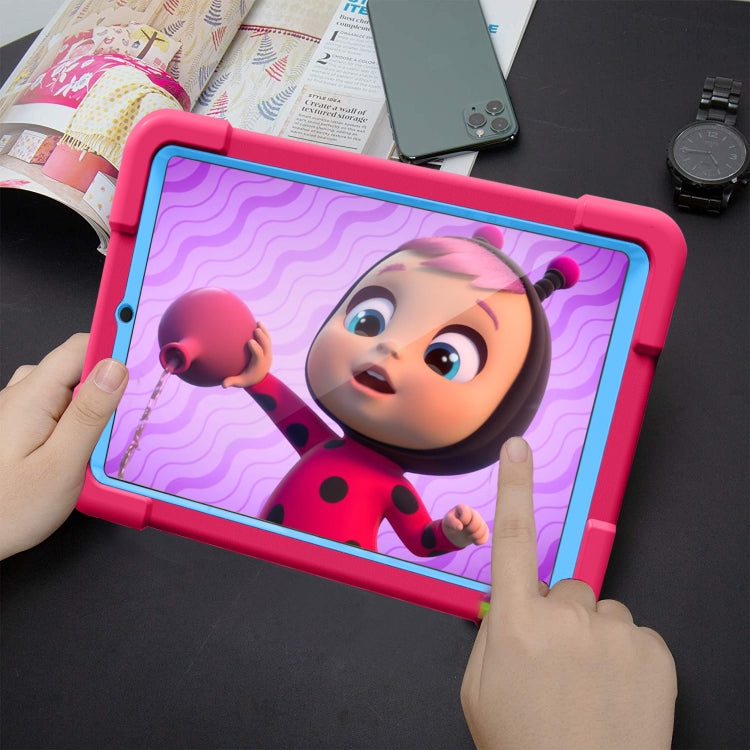 For Galaxy Tab A 8.4 (2020) T307 PC + Silicone Shockproof Combination Case with 360 Degree Rotating Holder & Handle
