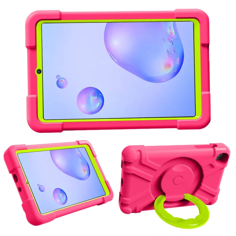For Galaxy Tab A 8.4 (2020) T307 PC + Silicone Shockproof Combination Case with 360 Degree Rotating Holder & Handle