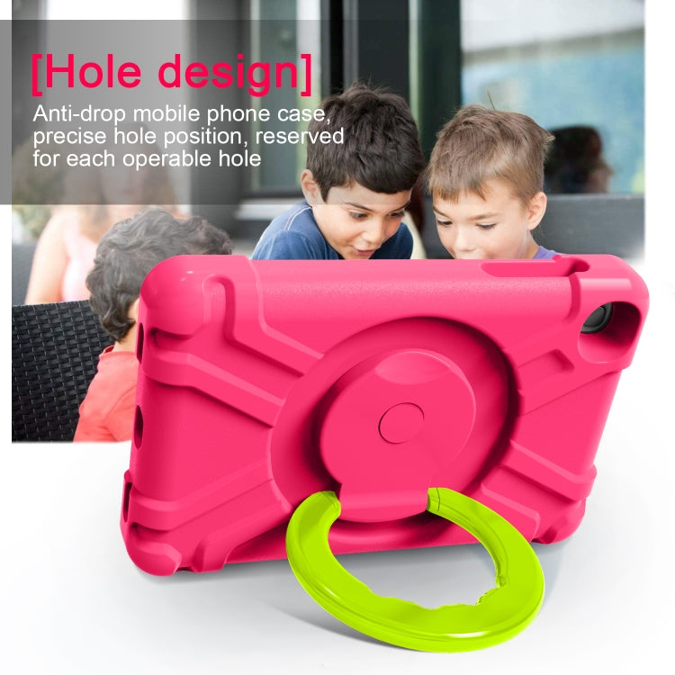 For Galaxy Tab A 8.4 (2020) T307 PC + Silicone Shockproof Combination Case with 360 Degree Rotating Holder & Handle