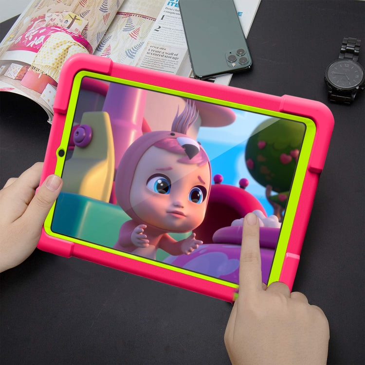 For Galaxy Tab A 8.4 (2020) T307 PC + Silicone Shockproof Combination Case with 360 Degree Rotating Holder & Handle