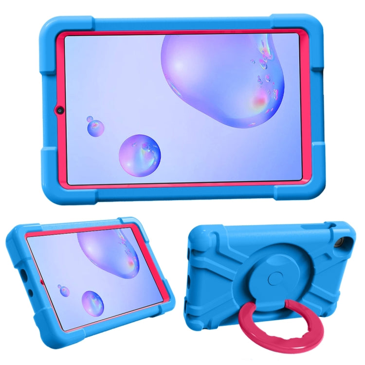 For Galaxy Tab A 8.4 (2020) T307 PC + Silicone Shockproof Combination Case with 360 Degree Rotating Holder & Handle