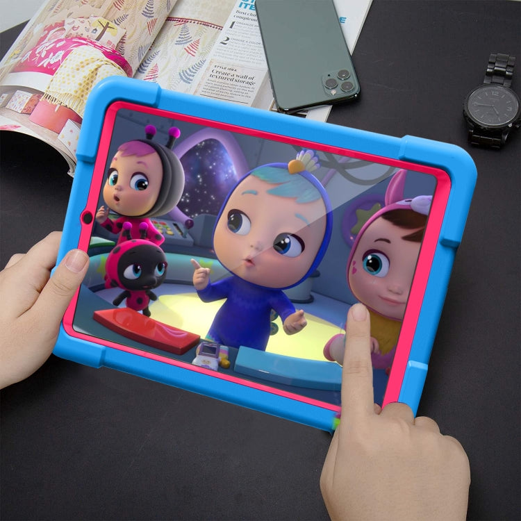 For Galaxy Tab A 8.4 (2020) T307 PC + Silicone Shockproof Combination Case with 360 Degree Rotating Holder & Handle
