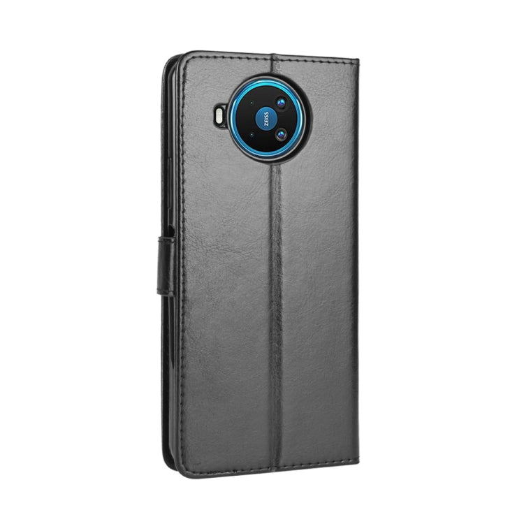 For Nokia 8.3 5G Retro Crazy Horse Texture Horizontal Flip Leather Case , with Holder & Card Slots & Photo Frame