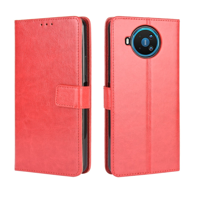 For Nokia 8.3 5G Retro Crazy Horse Texture Horizontal Flip Leather Case , with Holder & Card Slots & Photo Frame