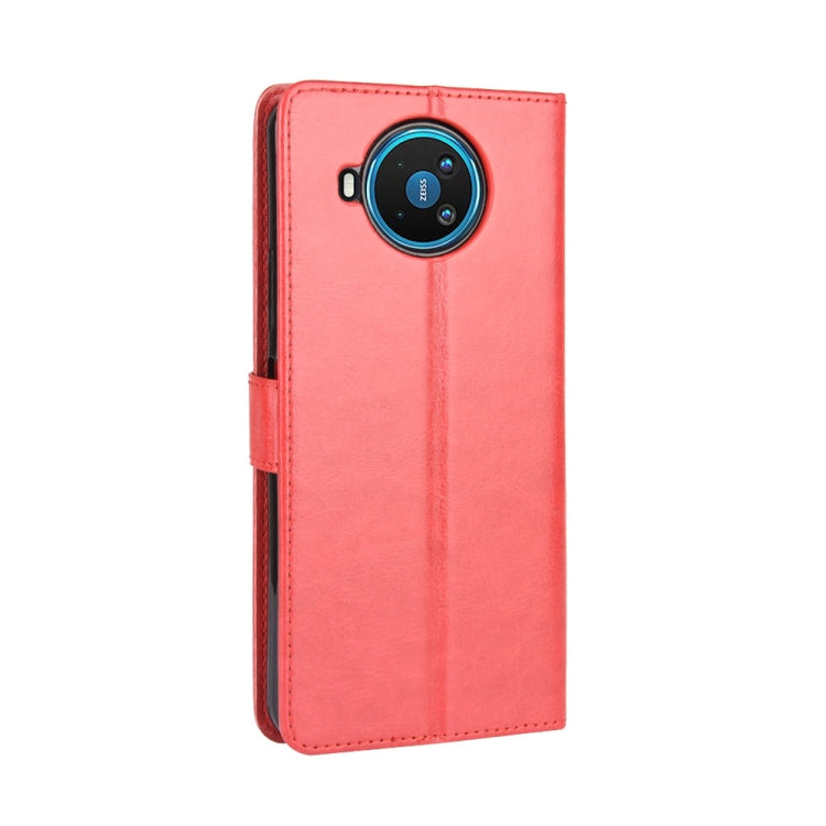 For Nokia 8.3 5G Retro Crazy Horse Texture Horizontal Flip Leather Case , with Holder & Card Slots & Photo Frame