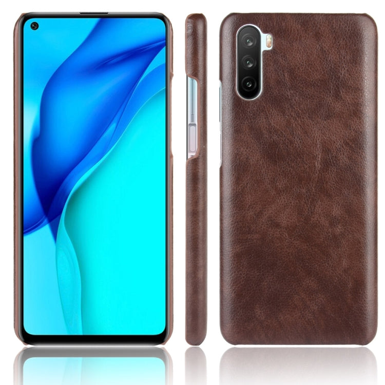 For Huawei Mate 40 Lite/Maimang 9 Shockproof Litchi Texture PC + PU Case