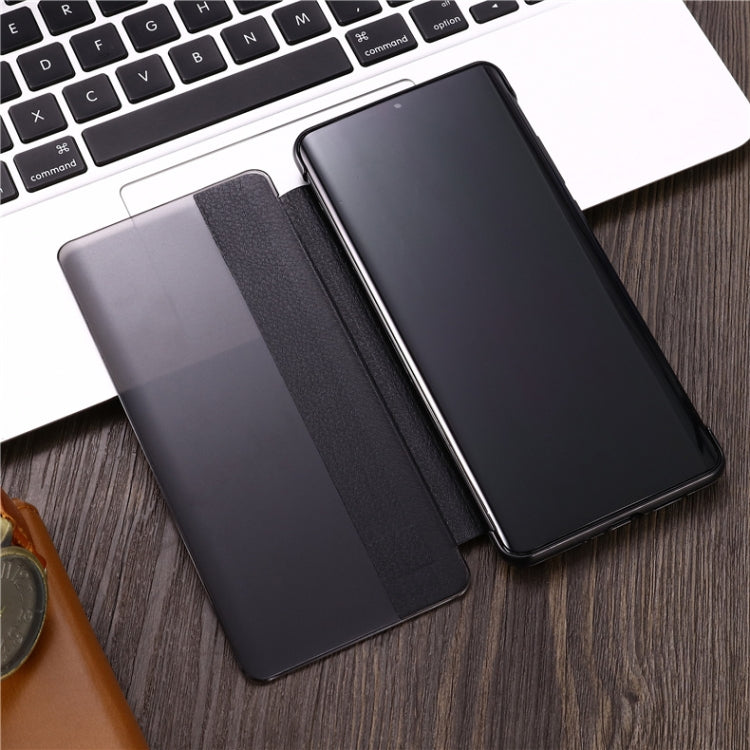 Lychee Texture Smart Phone Holster For Huawei P20 Pro with Call Answering Function & Sleep / Wake-up