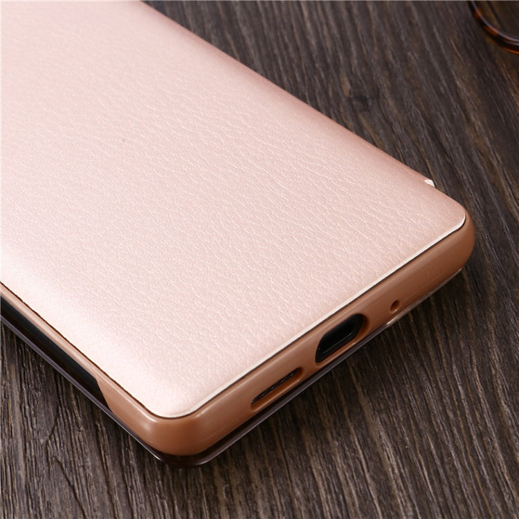 Lychee Texture Smart Phone Holster For Huawei P20 Pro with Call Answering Function & Sleep / Wake-up