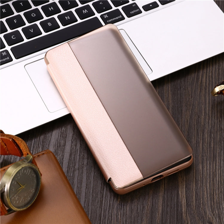 Lychee Texture Smart Phone Holster For Huawei P20 Pro with Call Answering Function & Sleep / Wake-up