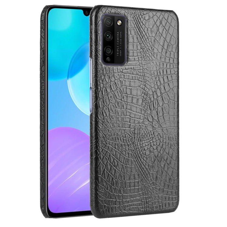 For Huawei Honor 30 Youth/Honor 30 Lite Shockproof Crocodile Texture PC + PU Case