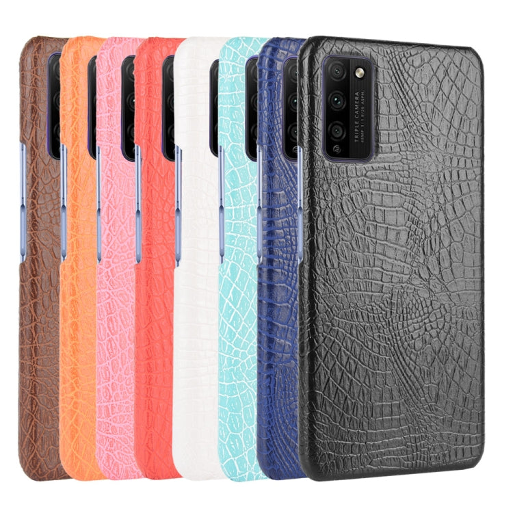 For Huawei Honor 30 Youth/Honor 30 Lite Shockproof Crocodile Texture PC + PU Case