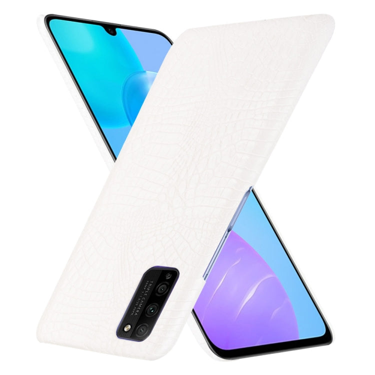 For Huawei Honor 30 Youth/Honor 30 Lite Shockproof Crocodile Texture PC + PU Case