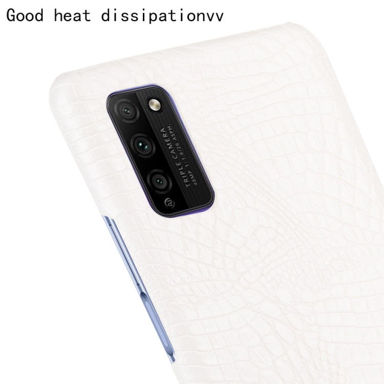 For Huawei Honor 30 Youth/Honor 30 Lite Shockproof Crocodile Texture PC + PU Case