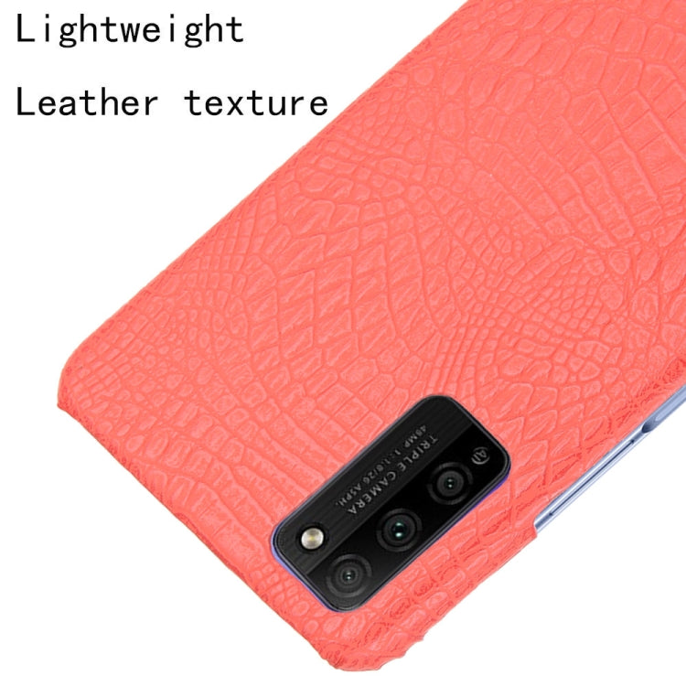 For Huawei Honor 30 Youth/Honor 30 Lite Shockproof Crocodile Texture PC + PU Case