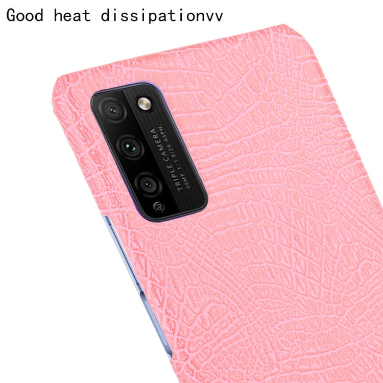 For Huawei Honor 30 Youth/Honor 30 Lite Shockproof Crocodile Texture PC + PU Case