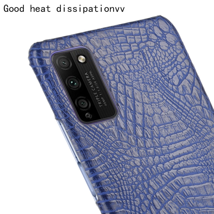 For Huawei Honor 30 Youth/Honor 30 Lite Shockproof Crocodile Texture PC + PU Case