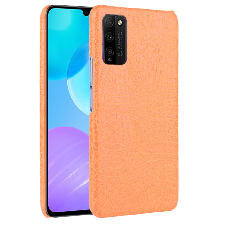 For Huawei Honor 30 Youth/Honor 30 Lite Shockproof Crocodile Texture PC + PU Case