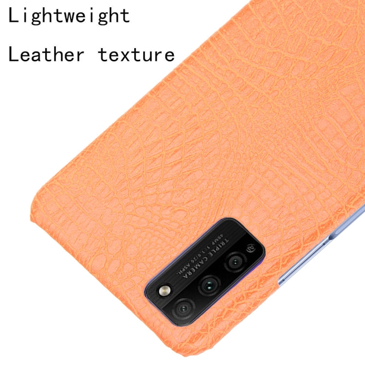 For Huawei Honor 30 Youth/Honor 30 Lite Shockproof Crocodile Texture PC + PU Case