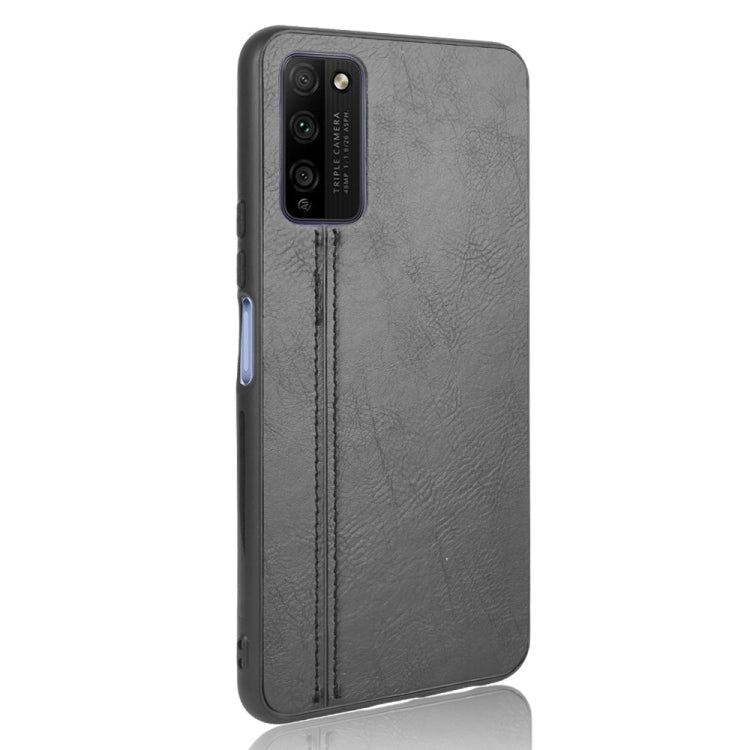 For Huawei Honor 30 Youth/Honor 30 Lite Shockproof Sewing Cow Pattern Skin PC + PU + TPU Case