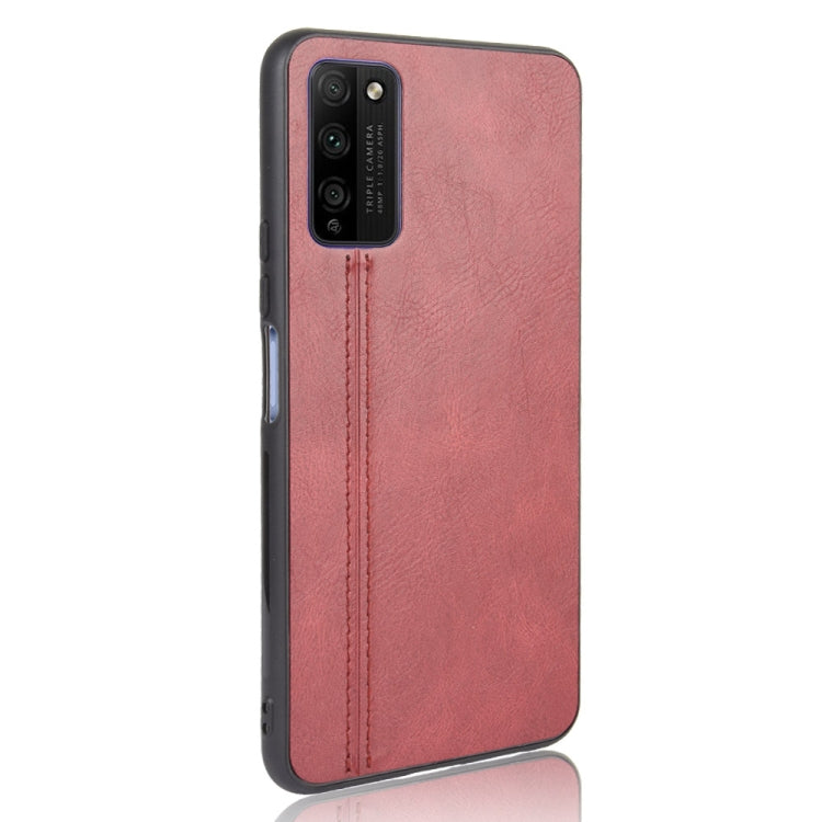 For Huawei Honor 30 Youth/Honor 30 Lite Shockproof Sewing Cow Pattern Skin PC + PU + TPU Case